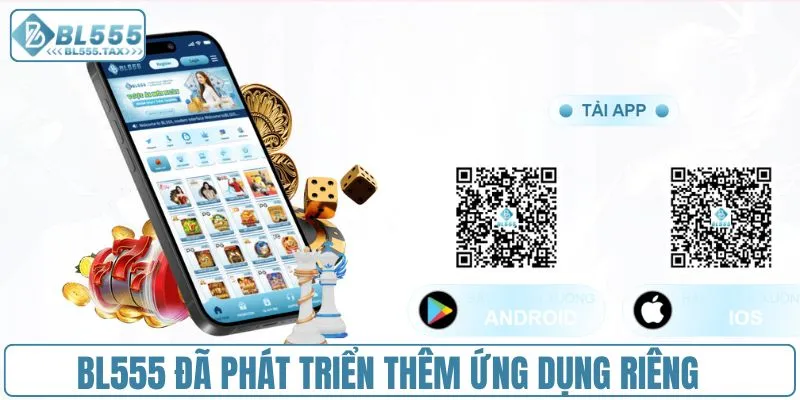 BL555 đã phát triển thêm ứng dụng riêng