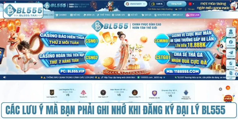 Các lưu ý mà bạn phải ghi nhớ khi đăng ký đại lý BL555