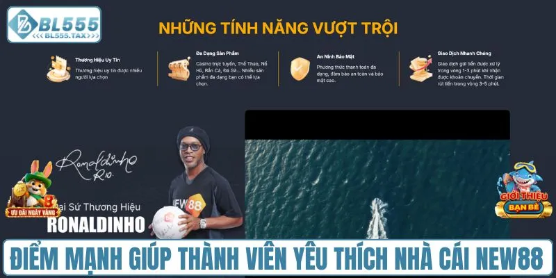 Điểm mạnh giúp thành viên yêu thích nhà cái New88