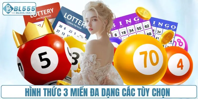 Hình thức 3 miền đa dạng các tùy chọn