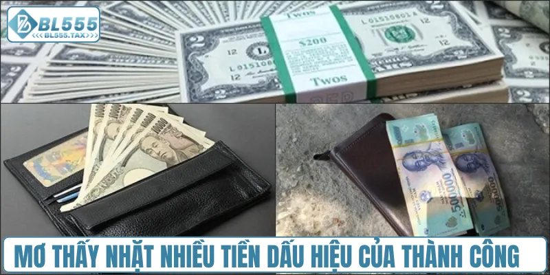 Mơ thấy nhặt nhiều tiền dấu hiệu của thành công