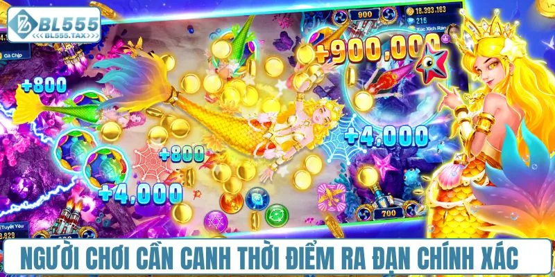 Người chơi cần canh thời điểm ra đạn chính xác